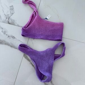 💜 Bond-Eye Bikini – Tie-Dye Ombré (Never Worn)